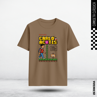 Nome do produtoCamiseta Clássica – Carlo Acutis