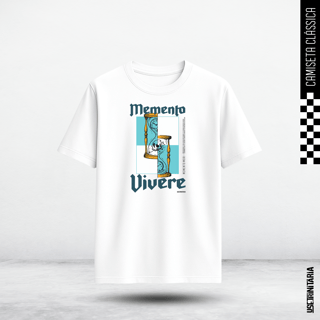 Nome do produtoCamiseta Clássica – Memento Vivere