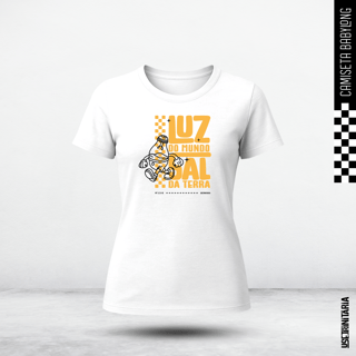 Camiseta Babylook — Luz e Sal