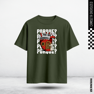 Nome do produtoCamiseta Oversized – Por que te escondes?