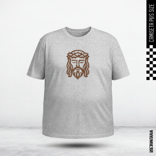 Nome do produtoCamiseta Plus Size — O rosto que salva