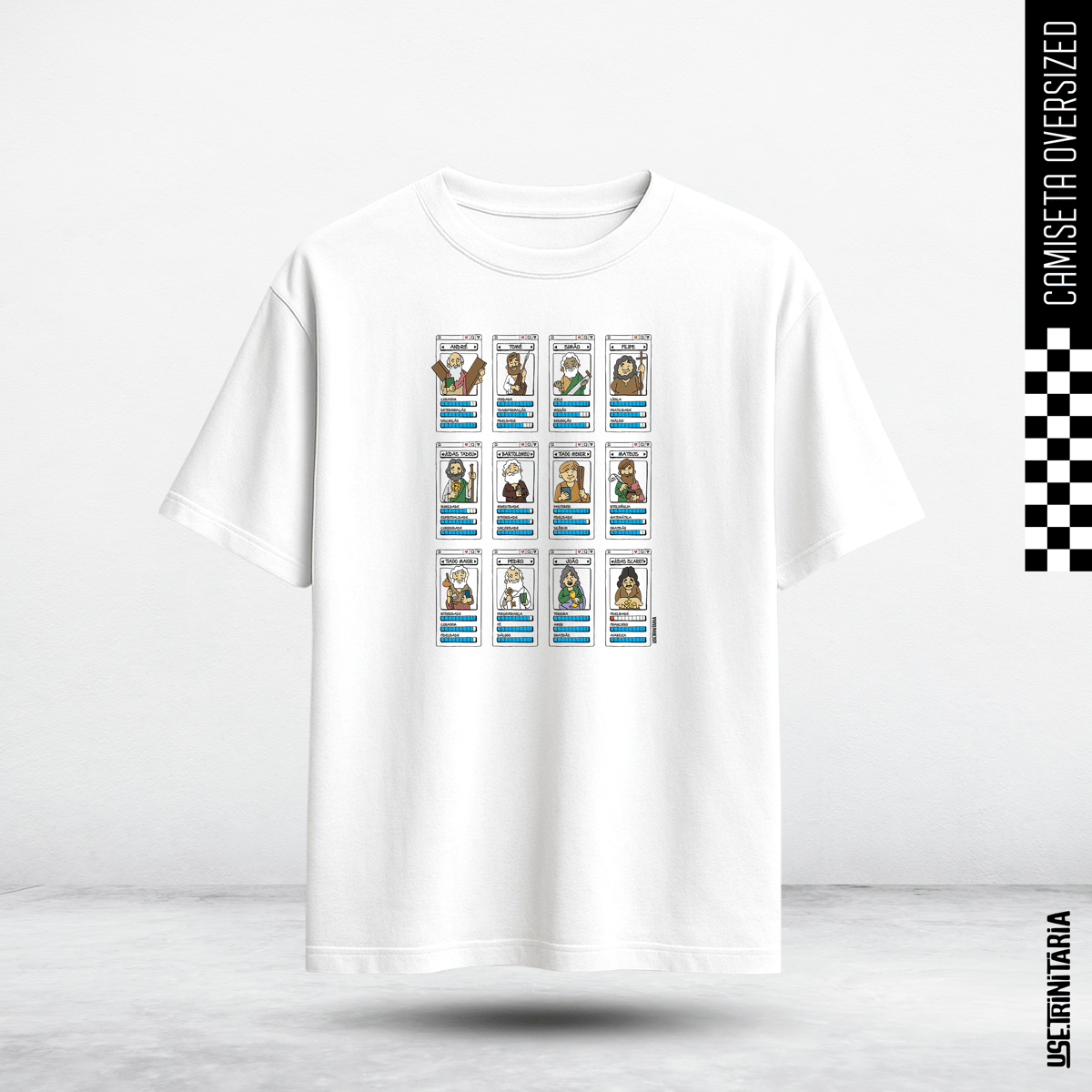 Nome do produto: Camiseta Oversized — Os 12