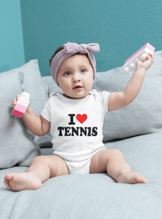 Nome do produto Body Infantil I Love Tennis | Conforto e Estilo para os Pequenos