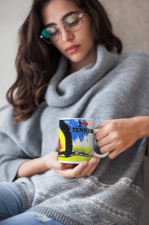 Nome do produto Caneca I Love Tennis – Café da Manhã dos Campeões
