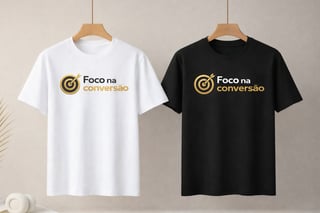 Nome do produto Camiseta Branca Foco na Conversão