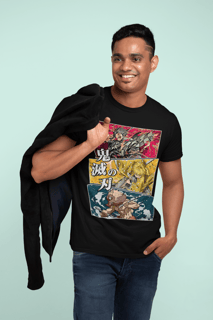 Nome do produto Camiseta Demon Slayer - Tanjiro, Zenitsu, Inosuke
