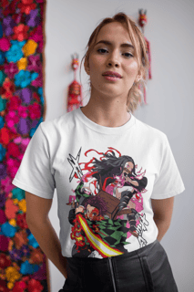 Nome do produto Camieta Demon Slayer - Tanjiro e Nezuko
