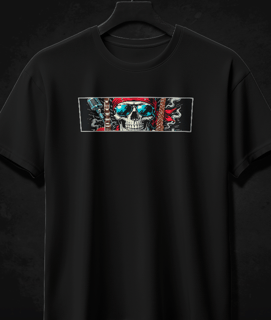 Nome do produto Camiseta Caveira - Rock Radio