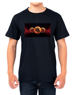 Camiseta  Moeda Bitcoin