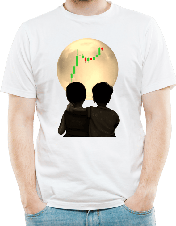 Camiseta  Menino e a Lua