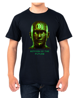 Camiseta Bitcoin Robô