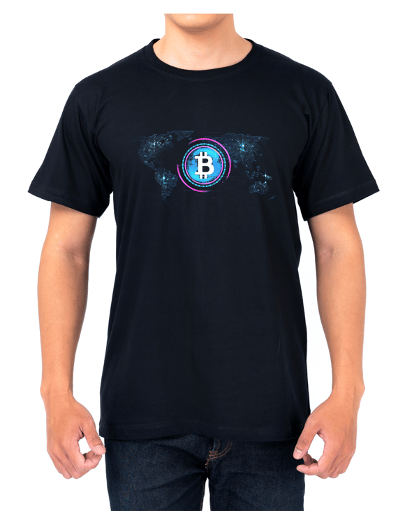 Camiseta Bitcoin World 