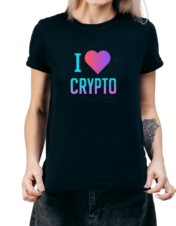 Camiseta  I love cripto