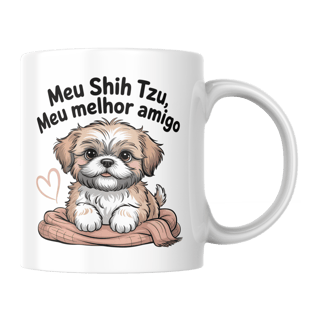 Caneca Meu Shih Tzu, Meu Melhor Amigo