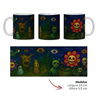 Nome do produto Caneca - Watching Garden