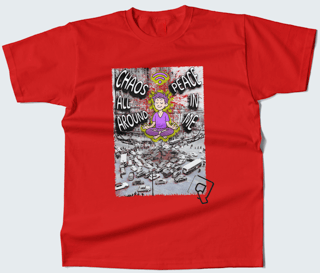 Nome do produtoCamiseta Caos em volta paz em mim 3