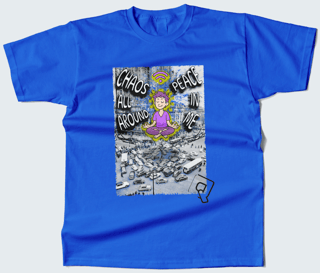 Nome do produtoCamiseta Caos em volta paz em mim 3
