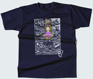 Nome do produtoCamiseta Caos em volta, paz em mim 2
