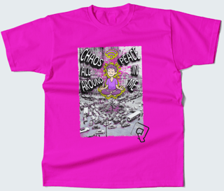 Nome do produtoCamiseta Caos em volta paz em mim 3