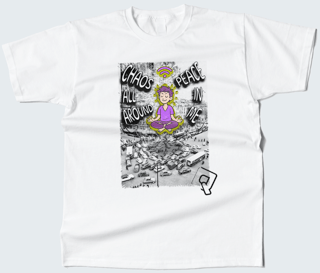 Camiseta Caos em volta, paz em mim