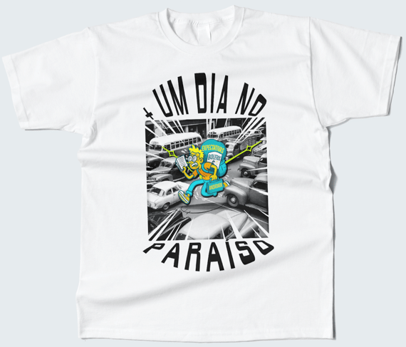 Camiseta Mais um dia no paraíso