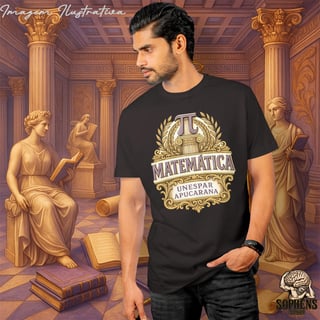 Nome do produtoCamiseta T-Shirt Quality Masculino - Matemática: O Arquiteto da Lógica