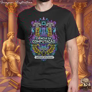 Nome do produtoCamiseta T-Shirt Quality Masculino - Ciências da Computação: O Mestre do Código
