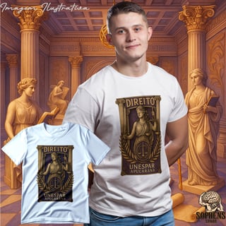 Nome do produtoCamiseta T-Shirt Quality Masculino - Direito: A Voz da Justiça