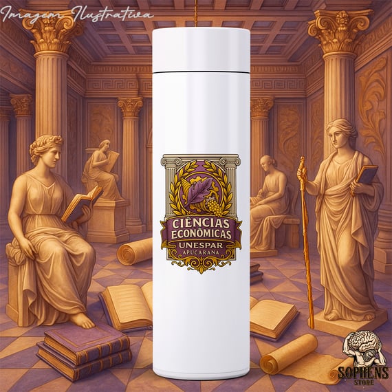 Garrafa Térmica 400ml - Ciências Econômicas 