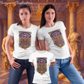 Nome do produtoCamiseta Baby Long Prime Feminino - Letras Português: A Guardiã da Palavra