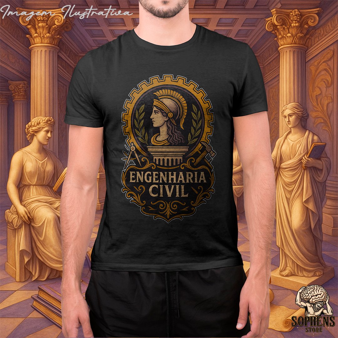 Nome do produto: T-SHIRT PRIME - ENGENHARIA CIVIL