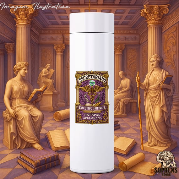 Garrafa Térmica 400ml - Secretariado Executivo Trilíngue