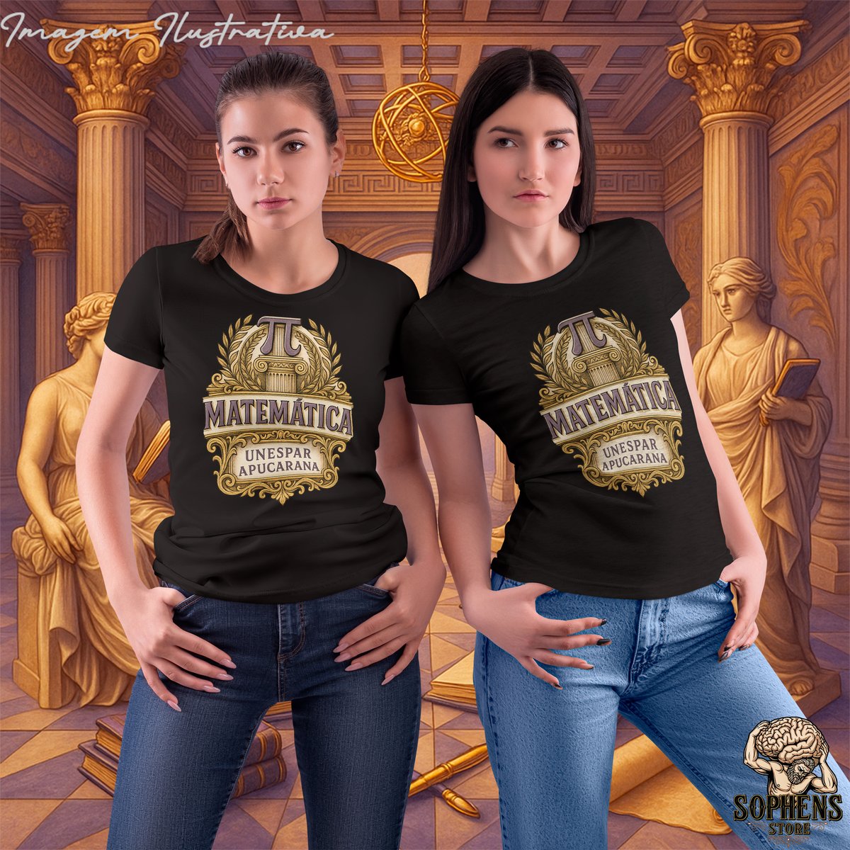 Camiseta Baby Long Prime feminino - Matemática: A Arquiteta da Lógica Nome do produto: Camiseta Baby Long Prime feminino - Matemática: A Arquiteta da Lógica