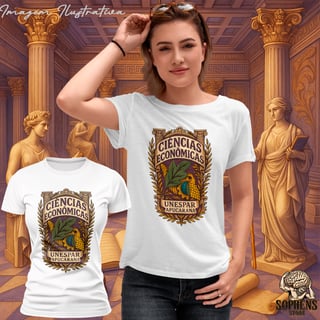 Nome do produtoCamiseta Baby Long Quality Feminino - Ciências Econômicas: A Estrategista do Mercado
