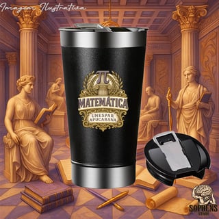 Copo Térmico 473ml - Matemática