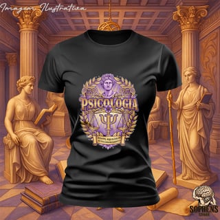 Nome do produtoT-SHIRT PRIME FEMININO - PSICOLOGIA