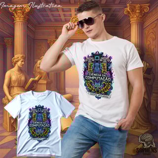 Nome do produtoCamiseta T-Shirt Quality Masculino - Ciências da Computação: O Mestre do Código