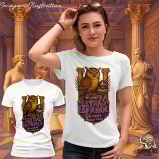Nome do produtoCamiseta Baby Long Quality Feminino - Letras Espanhol: Yo Hablo el Futuro
