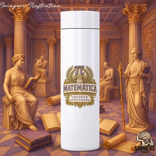 Garrafa Térmica 400ml - Matemática