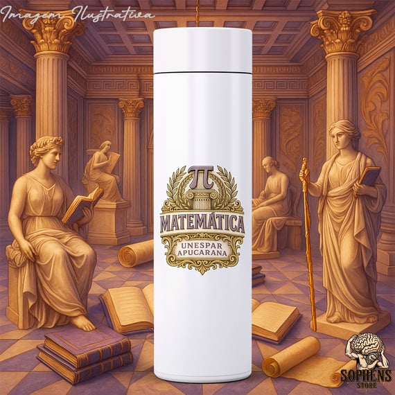 Garrafa Térmica 400ml - Matemática