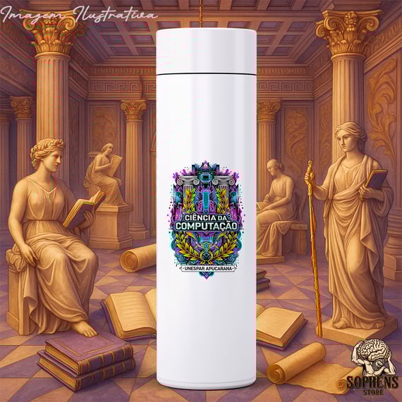 Garrafa Térmica 400ml - Ciências da Computação