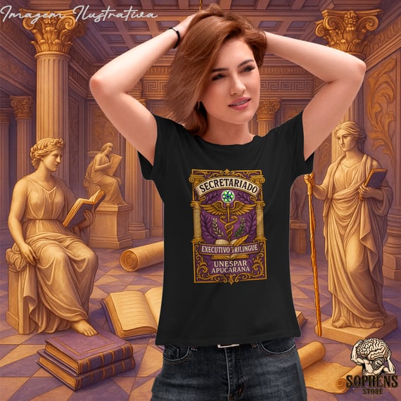 Camiseta Baby Long Quality Feminino - Secretariado Executivo Trilíngue: A Maestrina da Comunicação