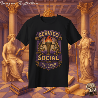 Nome do produtoCamiseta T-Shirt Quality Masculino - Serviço Social: A Voz da Mudança