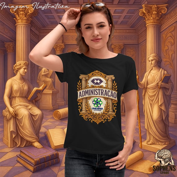 Camiseta Baby Long Prime Feminina - Administração: A Líder do Jogo