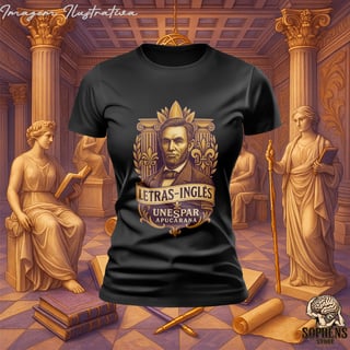 Nome do produtoCamiseta Baby Long Prime Feminino - Letras Inglês: A Tradutora do Mundo