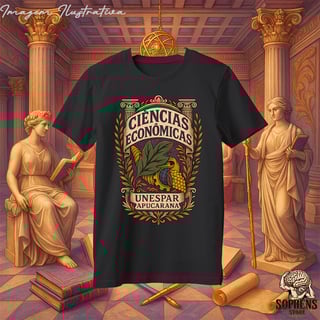 Nome do produtoCamiseta T-Shirt Prime Masculino Preta Premium - Ciências Econômicas: O Estrategista do Mercado