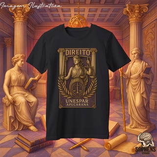 Nome do produtoCamiseta T-Shirt Quality Masculino - Direito: A Voz da Justiça