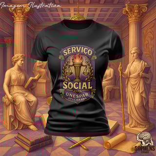 Nome do produtoCamiseta Baby Long Prime feminino- Serviço Social: A Voz da Mudança