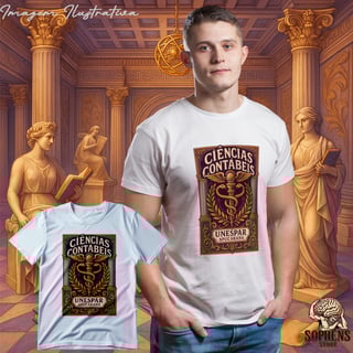 Nome do produtoCamiseta T-Shirt Quality Masculino - Ciências Contábeis: O Guardião dos Números