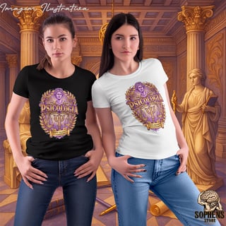 Nome do produtoT-SHIRT QUALITY FEMININO - PSICOLOGIA